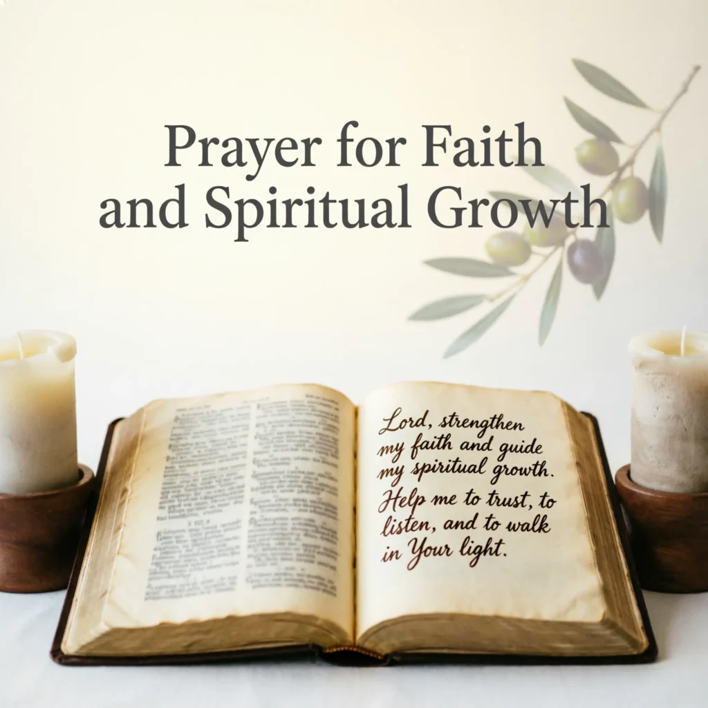 Prayer for Faith and Spiritual Growth