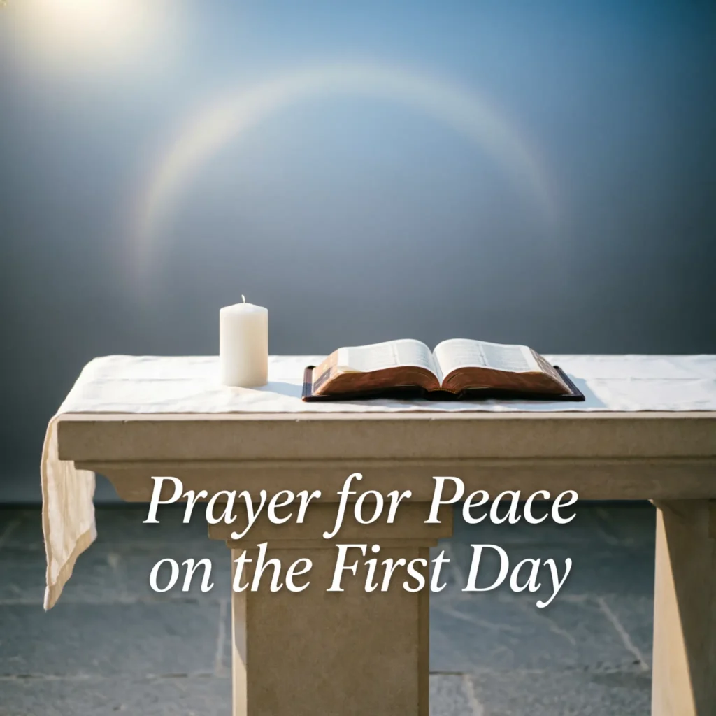 Prayer for Peace on the First Day