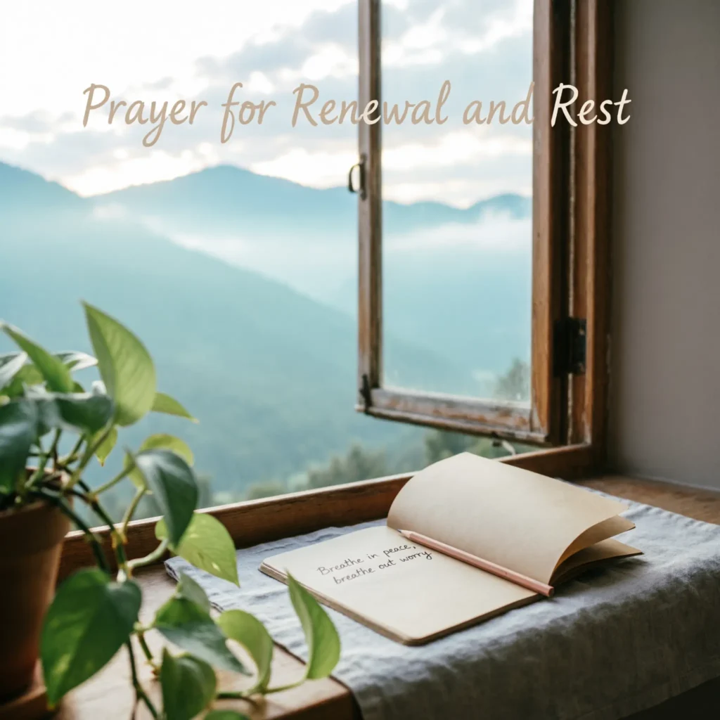 Prayer for Renewal and Rest