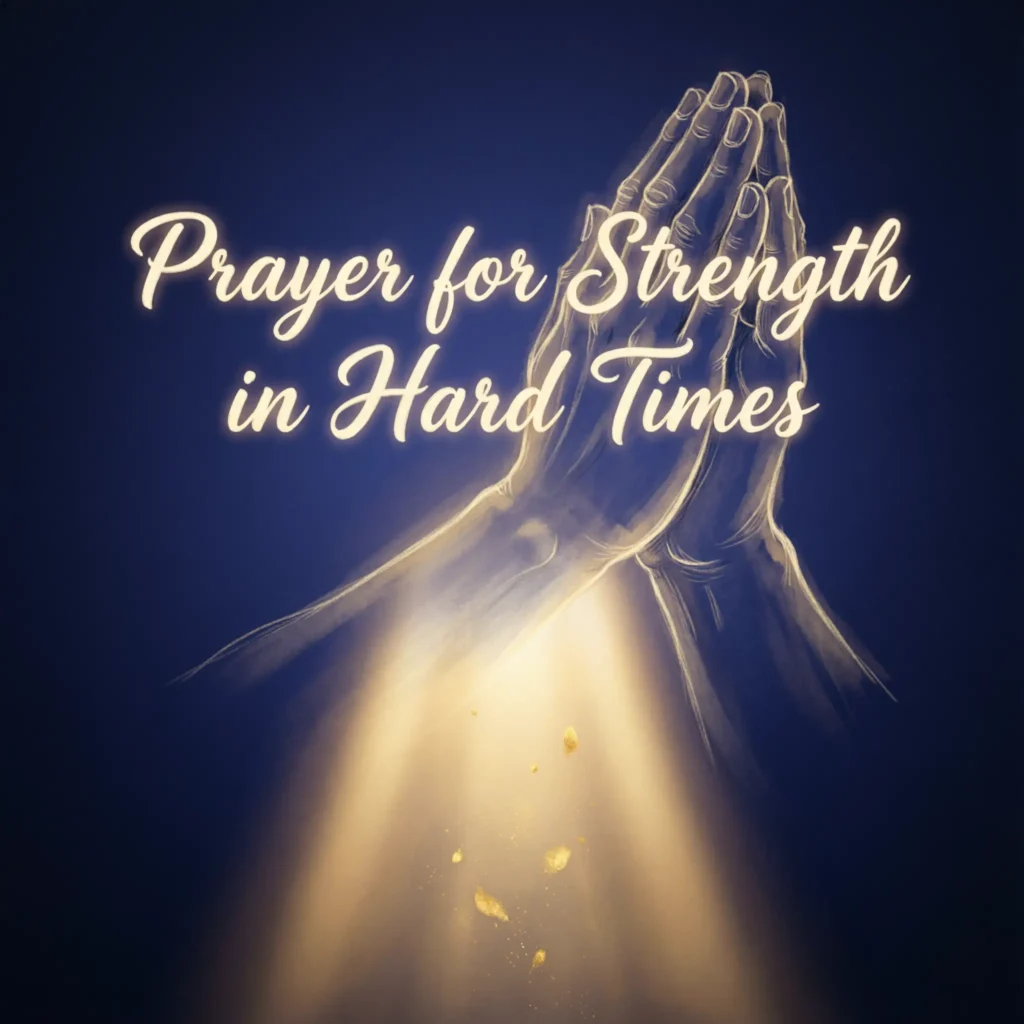 Prayer for Strength in Hard Times