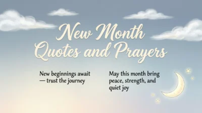 New Month Quotes and Prayers