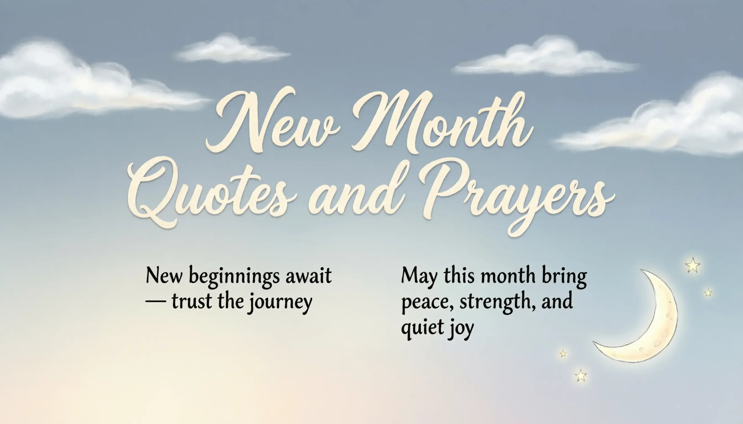 119+ Powerful Quotes and Prayer For New Month