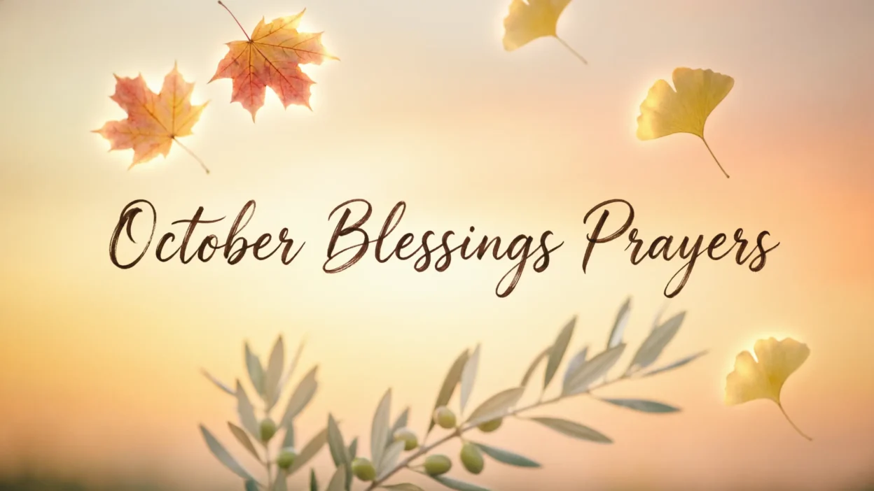 October Blessings Prayers
