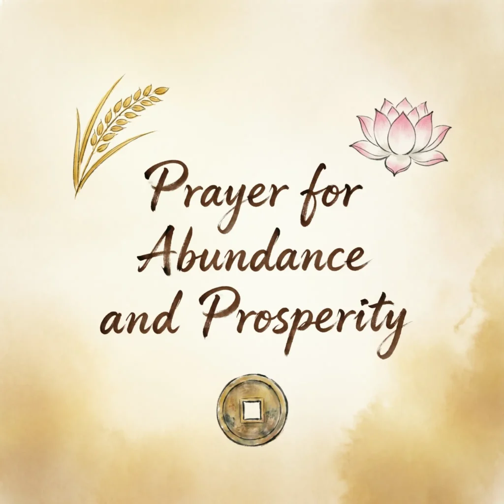 Prayer for Abundance and Prosperity