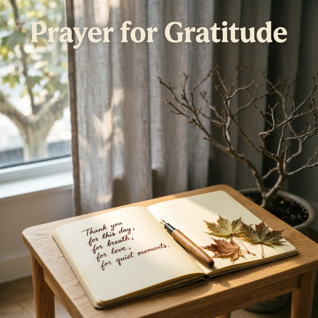 Prayer for Gratitude