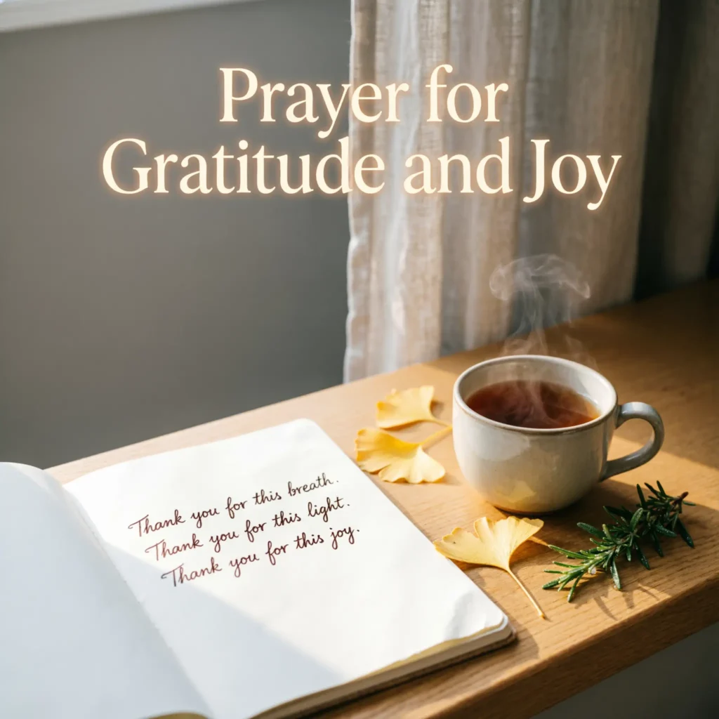 Prayer for Gratitude and Joy