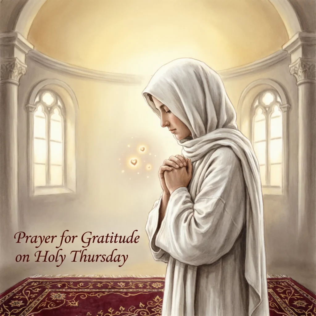 Prayer for Gratitude on Holy Thursday