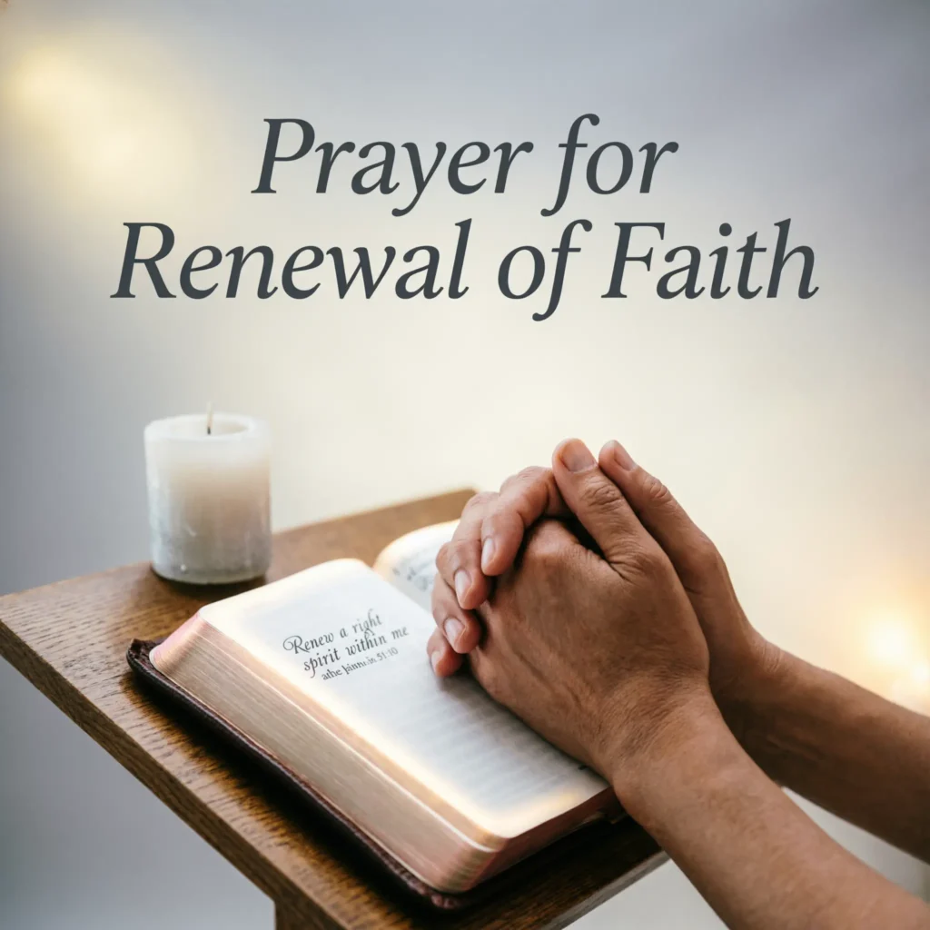 Prayer for Renewal of Faith