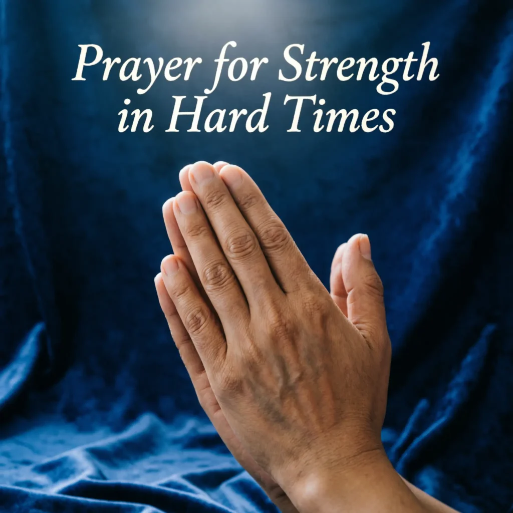Prayer for Strength in Hard Times