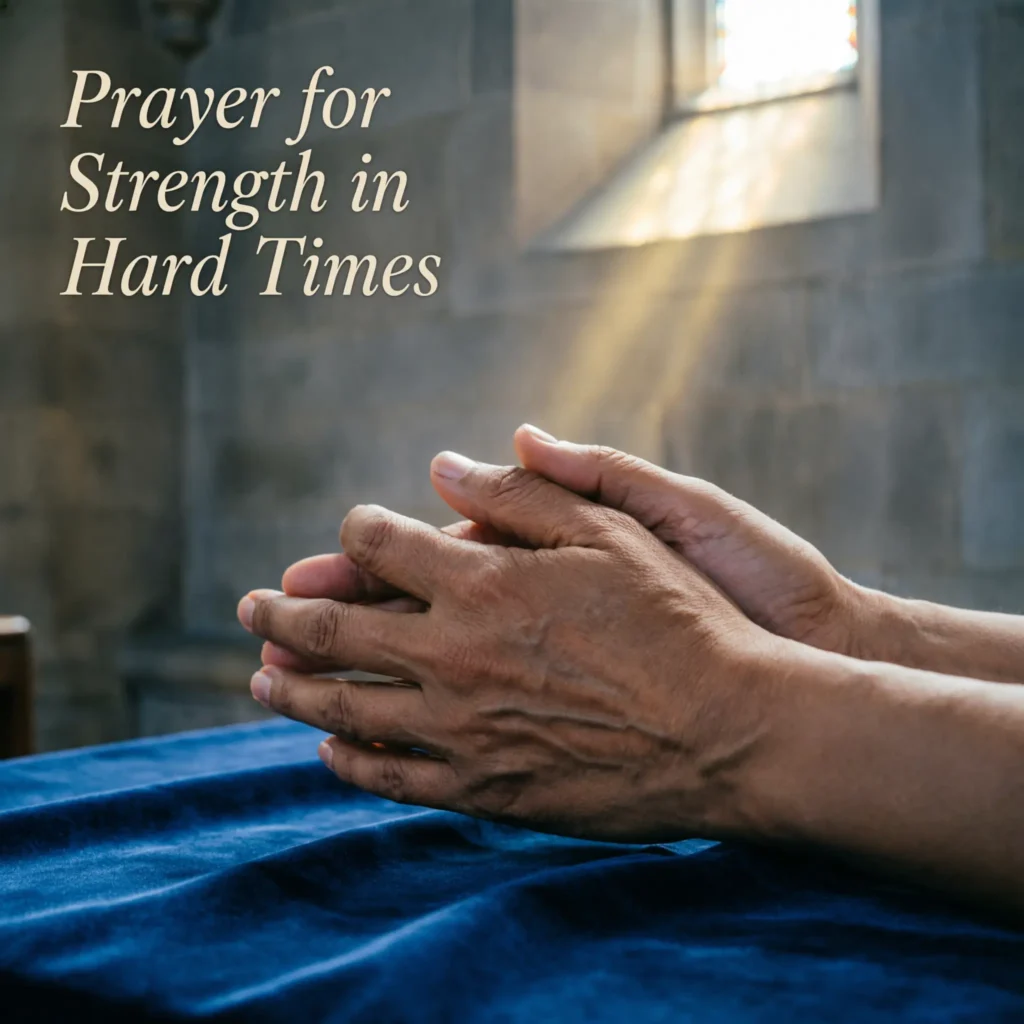 Prayer for Strength in Hard Times