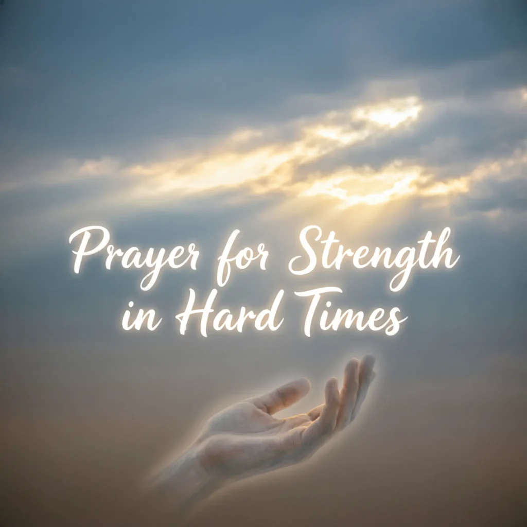 Prayer for Strength in Hard Times