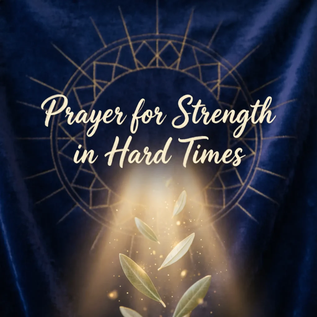 Prayer for Strength in Hard Times