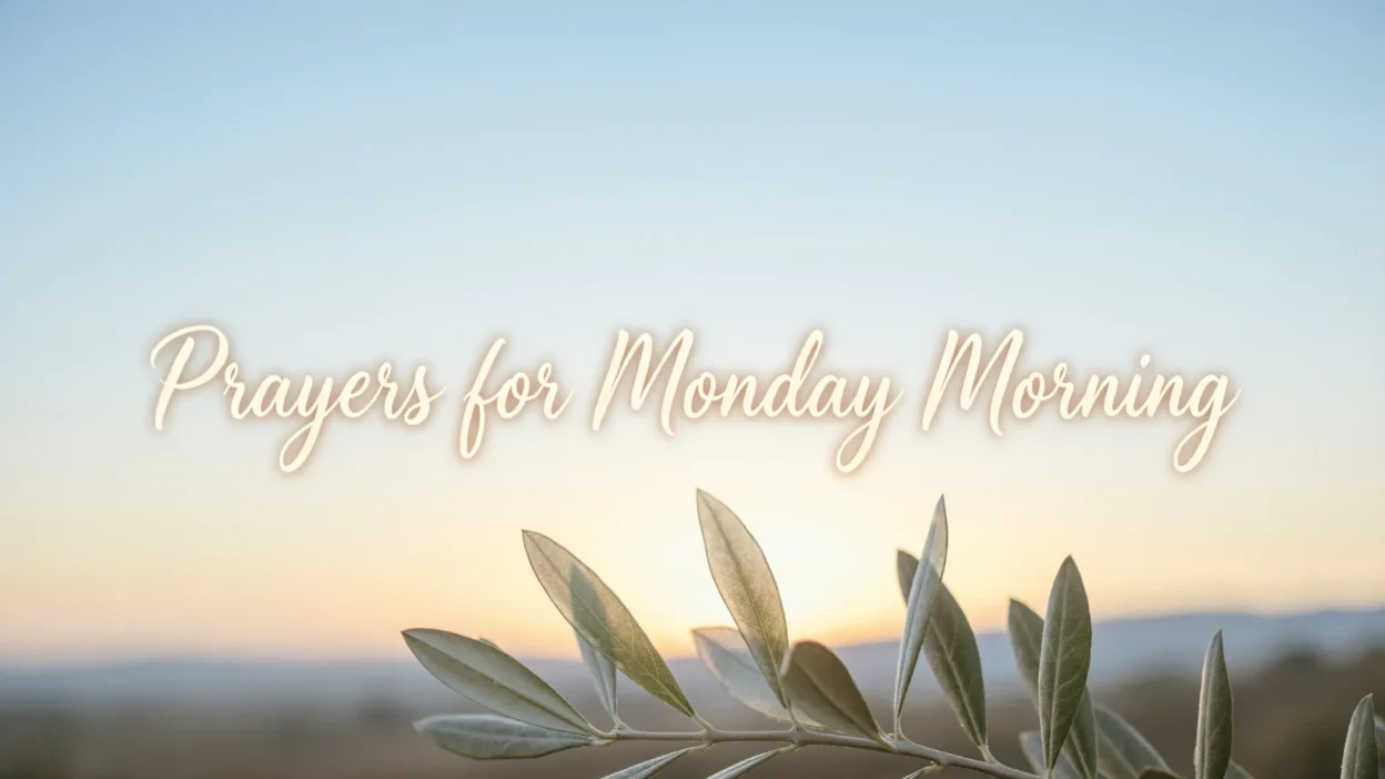 Prayers for Monday Morning