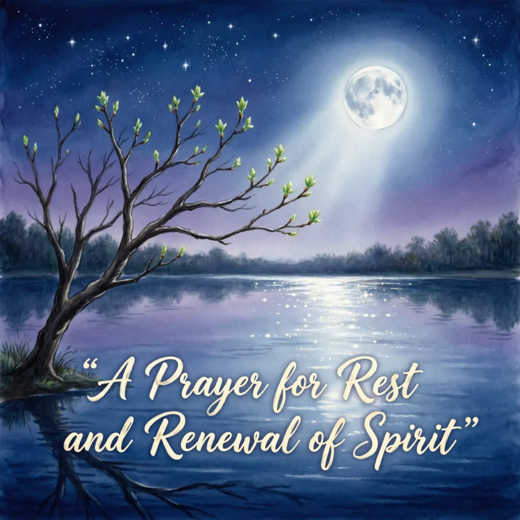 A Prayer for Rest and Renewal of Spirit