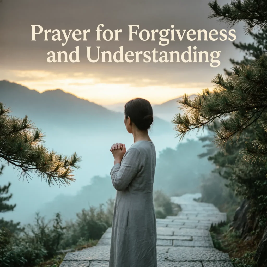 Prayer for Forgiveness and Understanding