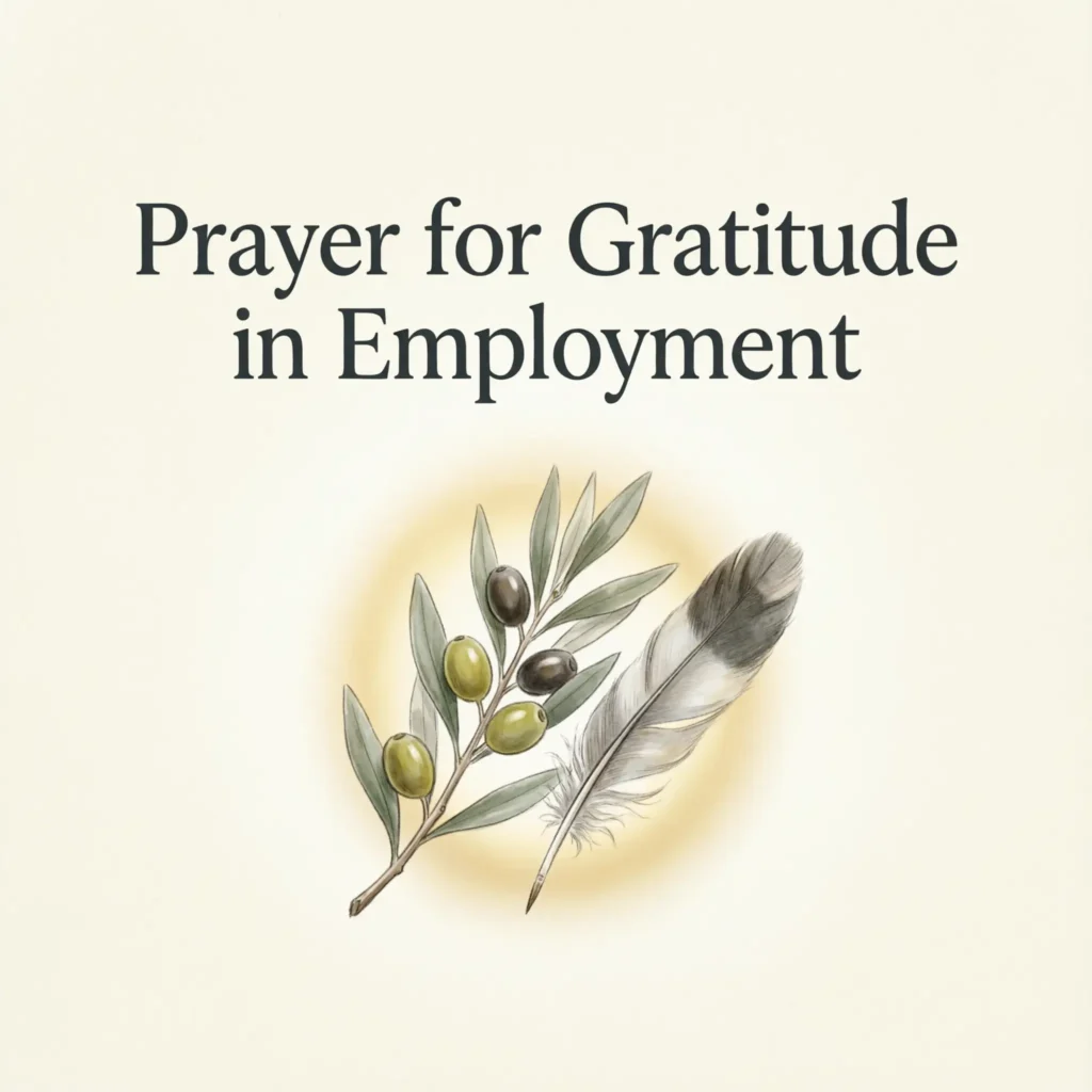 Prayer for Gratitude in Employment