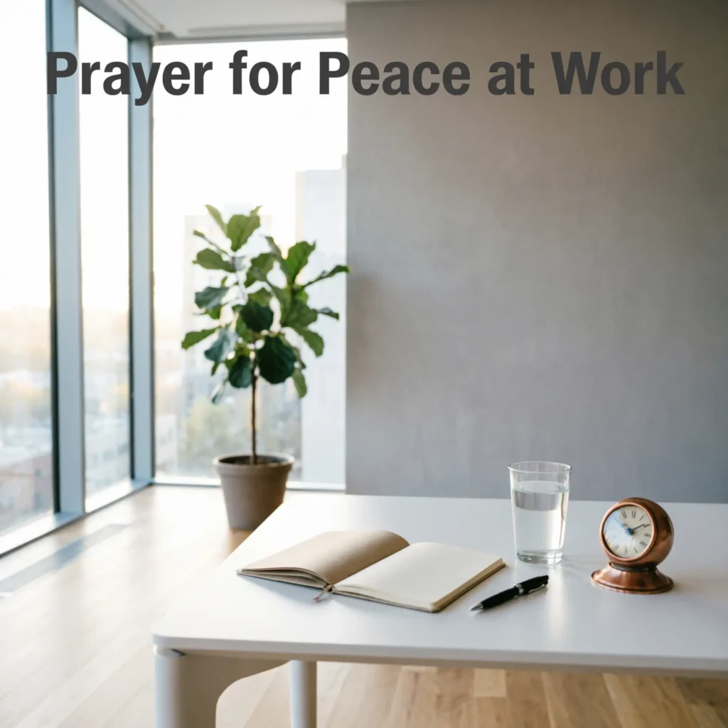 Prayer for Peace at Work