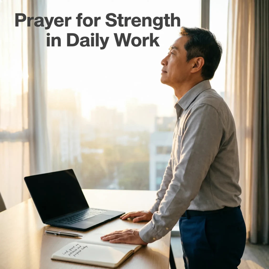 Prayer for Strength in Daily Work