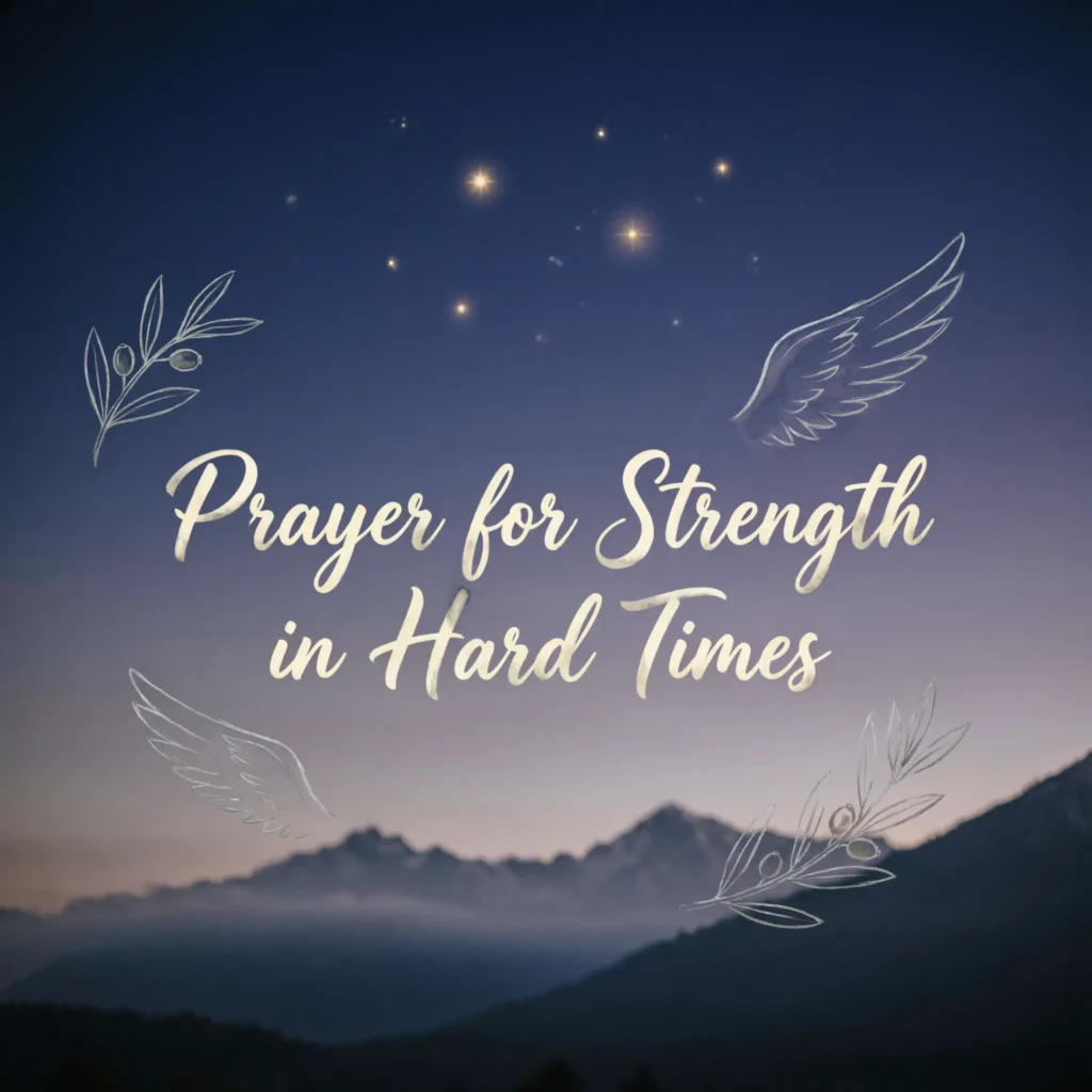 Prayer for Strength in Hard Times