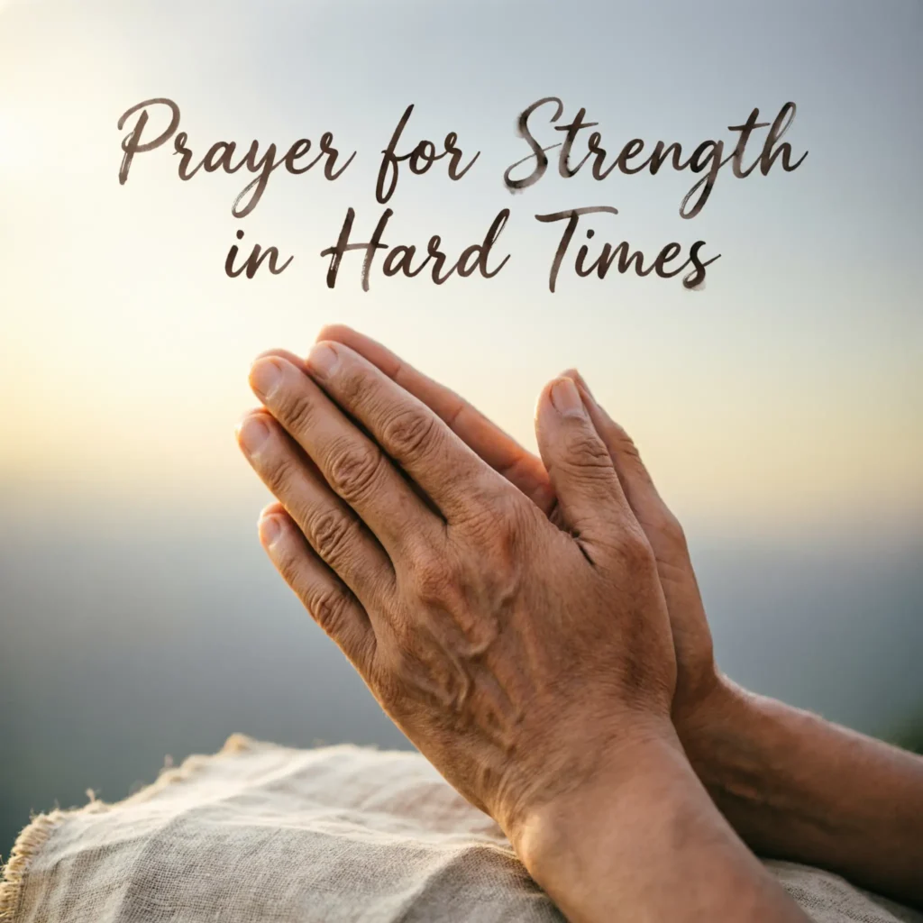 Prayer for Strength in Hard Times
