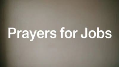 Prayers for Jobs