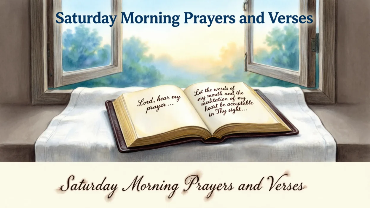 Saturday Morning Prayers and Verses