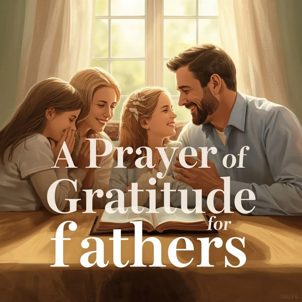 A Prayer of Gratitude for Fathers