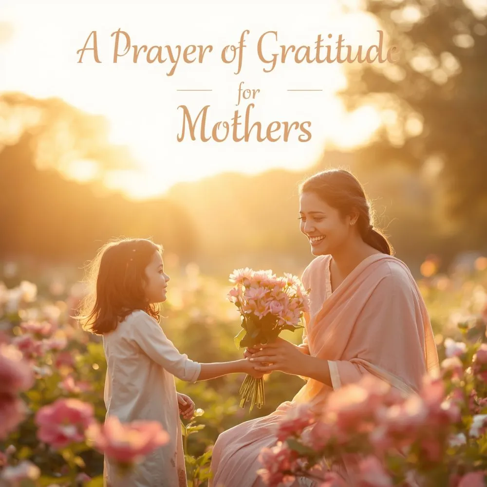 A Prayer of Gratitude for Mothers