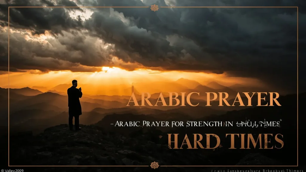 Arabic Prayer for Strength in Hard Times