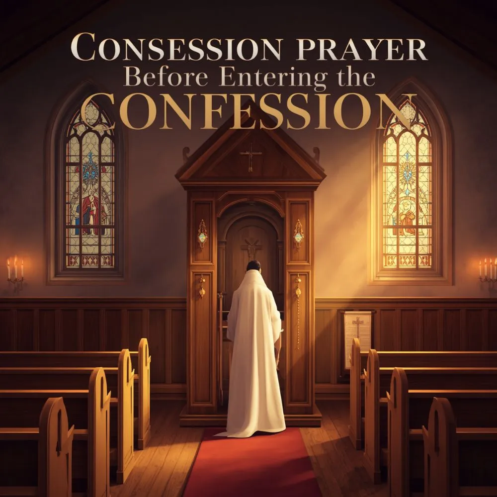 Confession Prayer Before Entering the Confessional