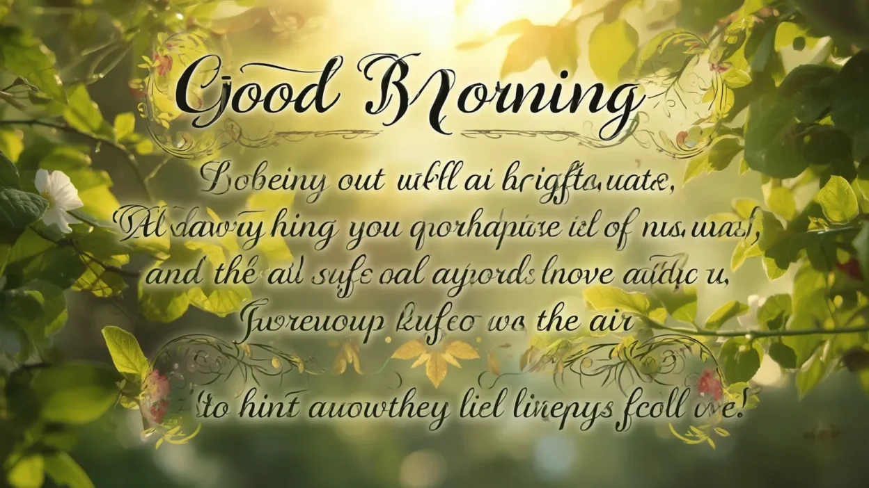 Good Morning Blessings and Prayers Bible Verses