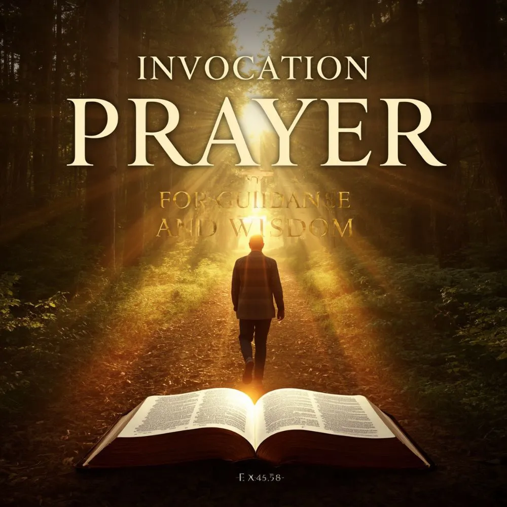 Invocation Prayer for Guidance and Wisdom