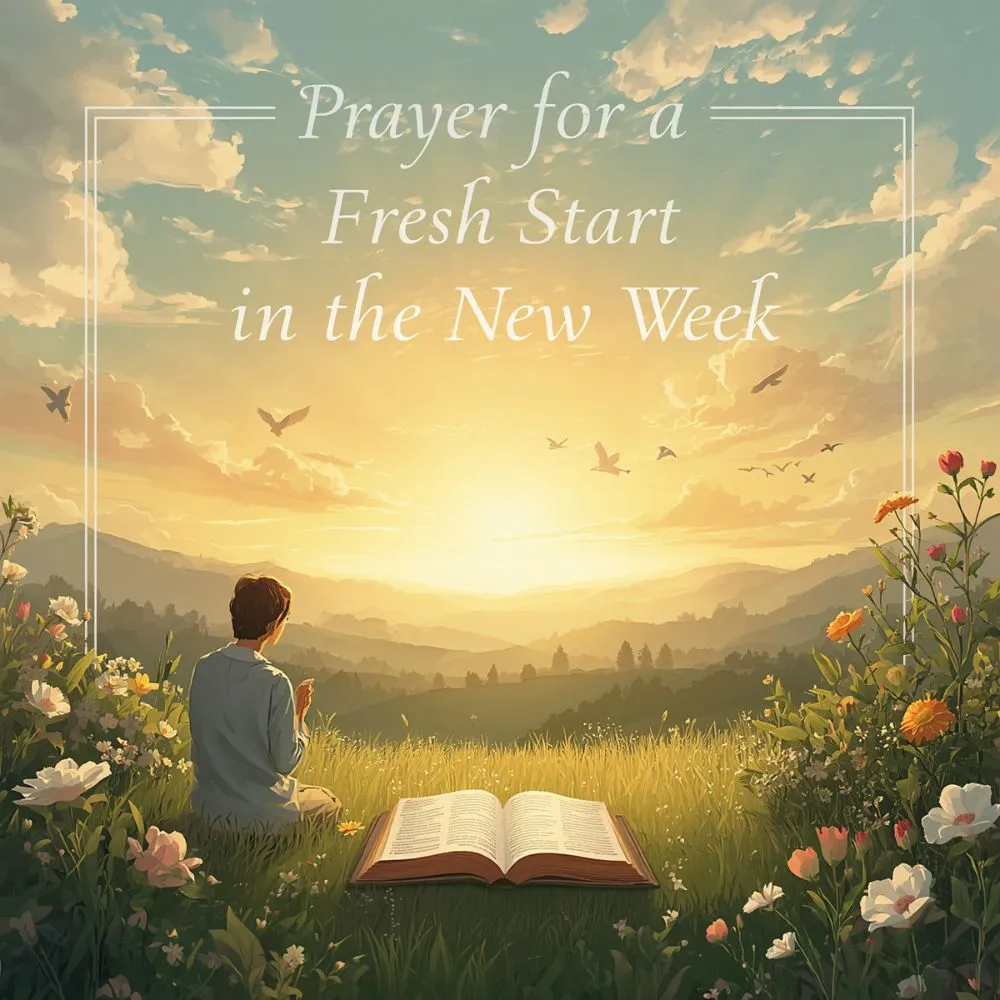 Prayer for a Fresh Start in the New Week