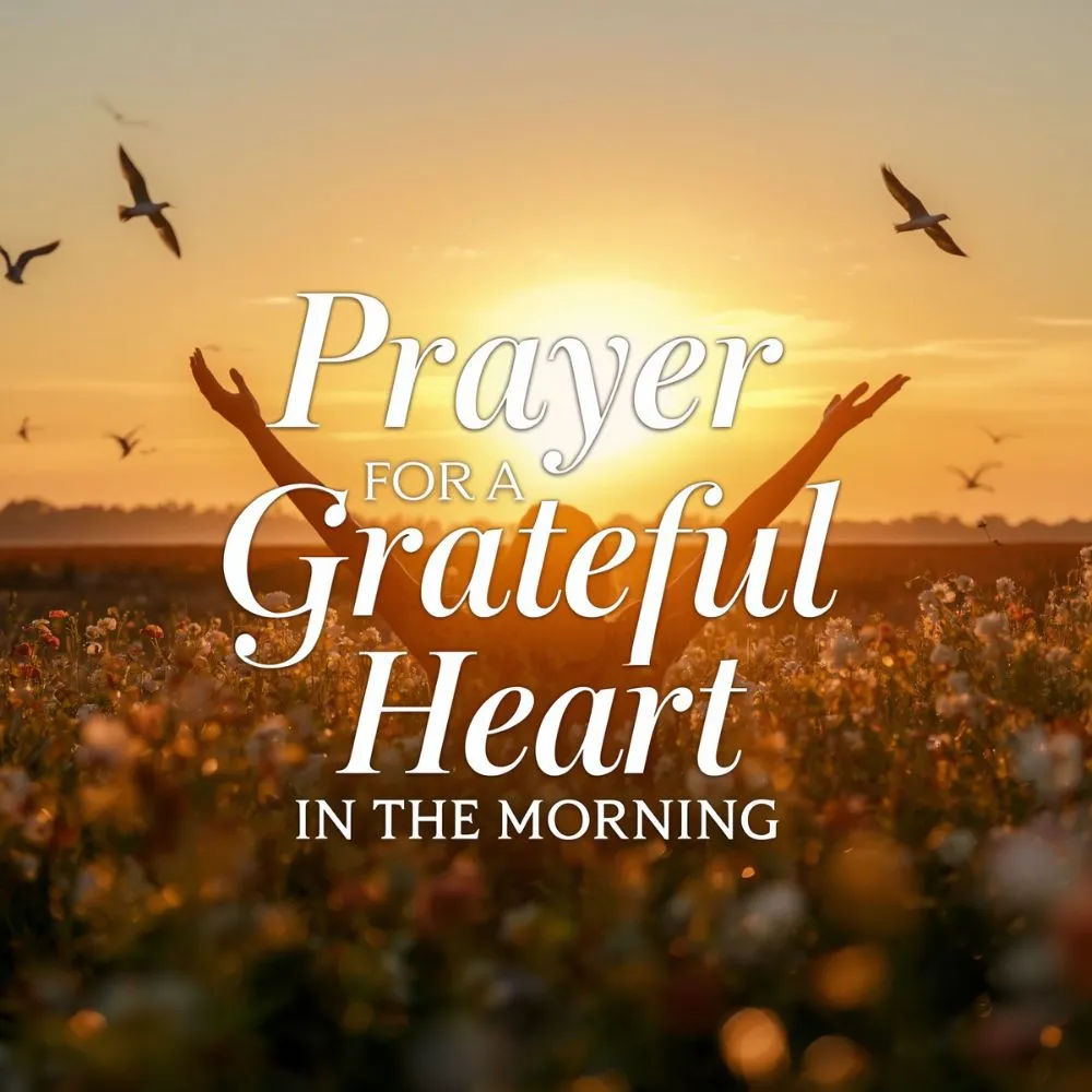 Prayer for a Grateful Heart in the Morning