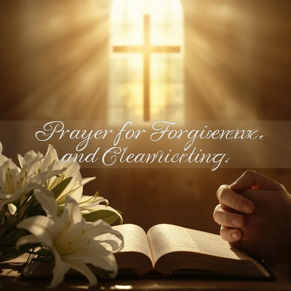 Prayer for Forgiveness and Cleansing