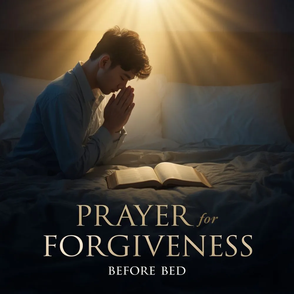 Prayer for Forgiveness Before Bed