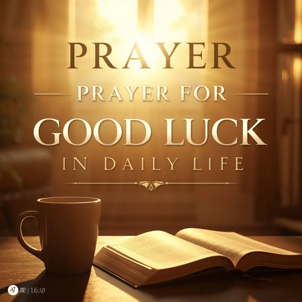 Prayer for Good Luck in Daily Life