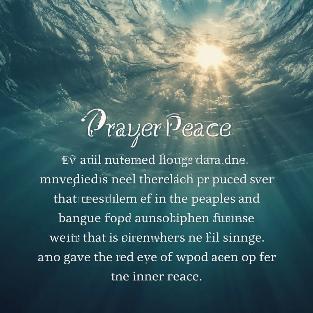 Prayer for Inner Peace