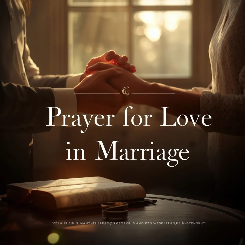Prayer for Love in Marriage