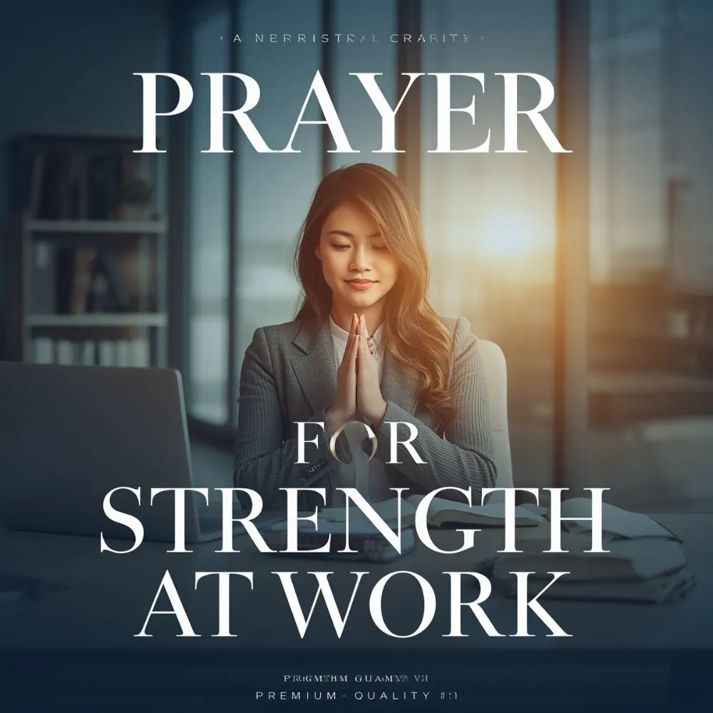 Prayer for Strength at Work