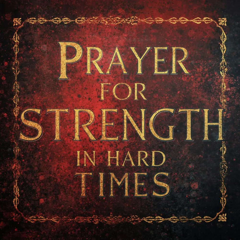 Prayer for Strength in Hard Times