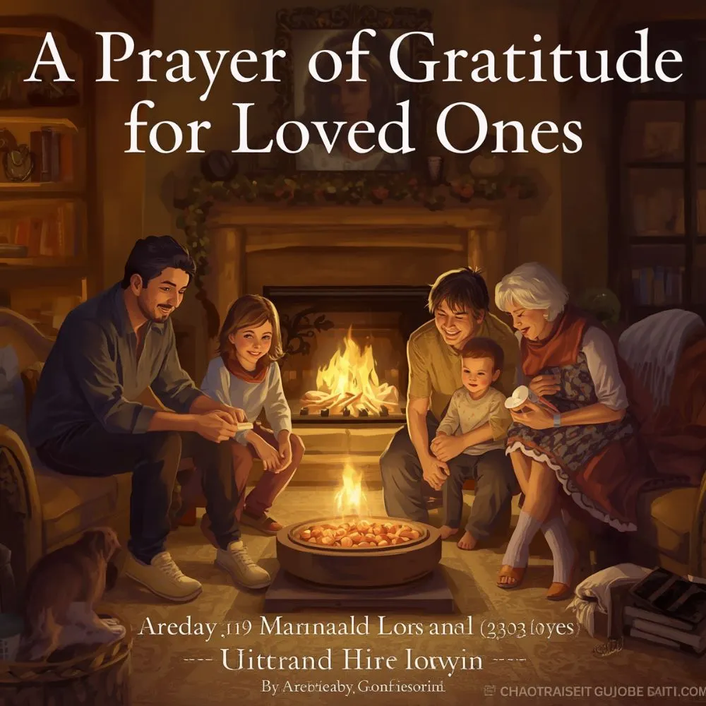 Prayer of Gratitude for Loved Ones