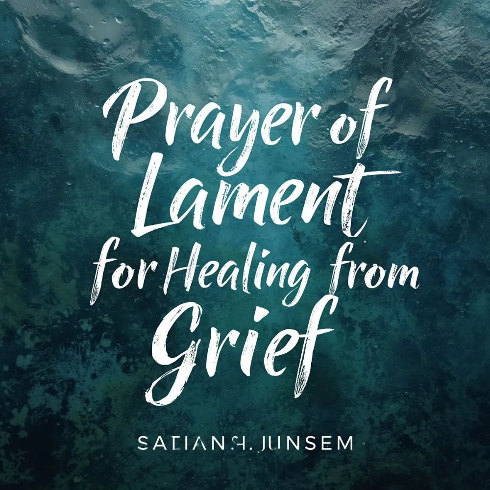 Prayer of Lament for Healing from Grief