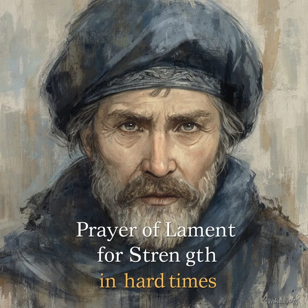Prayer of Lament for Strength in Hard Times