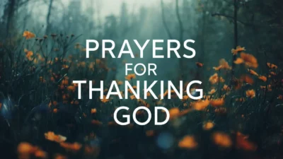 Prayers for Thanking God