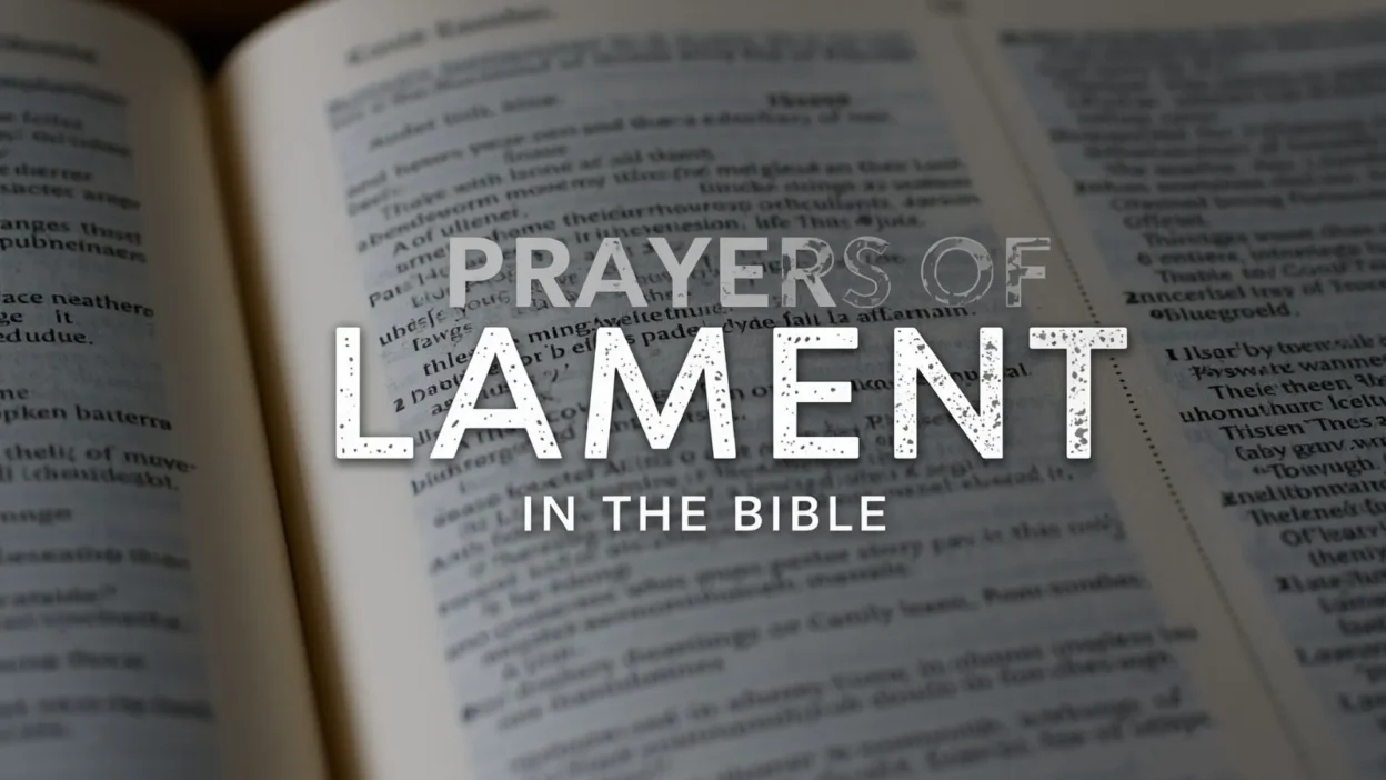 Prayers of Lament in the Bible