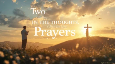 Two in the Thoughts, One in the Prayers