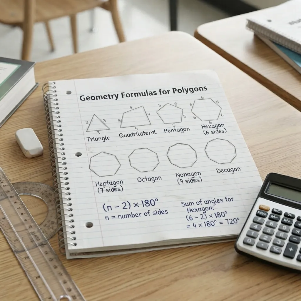 Geometry Formulas for Polygons
