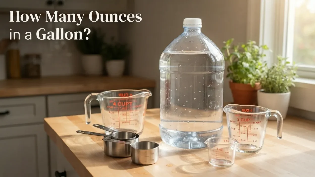 How Many Ounces in a Gallon