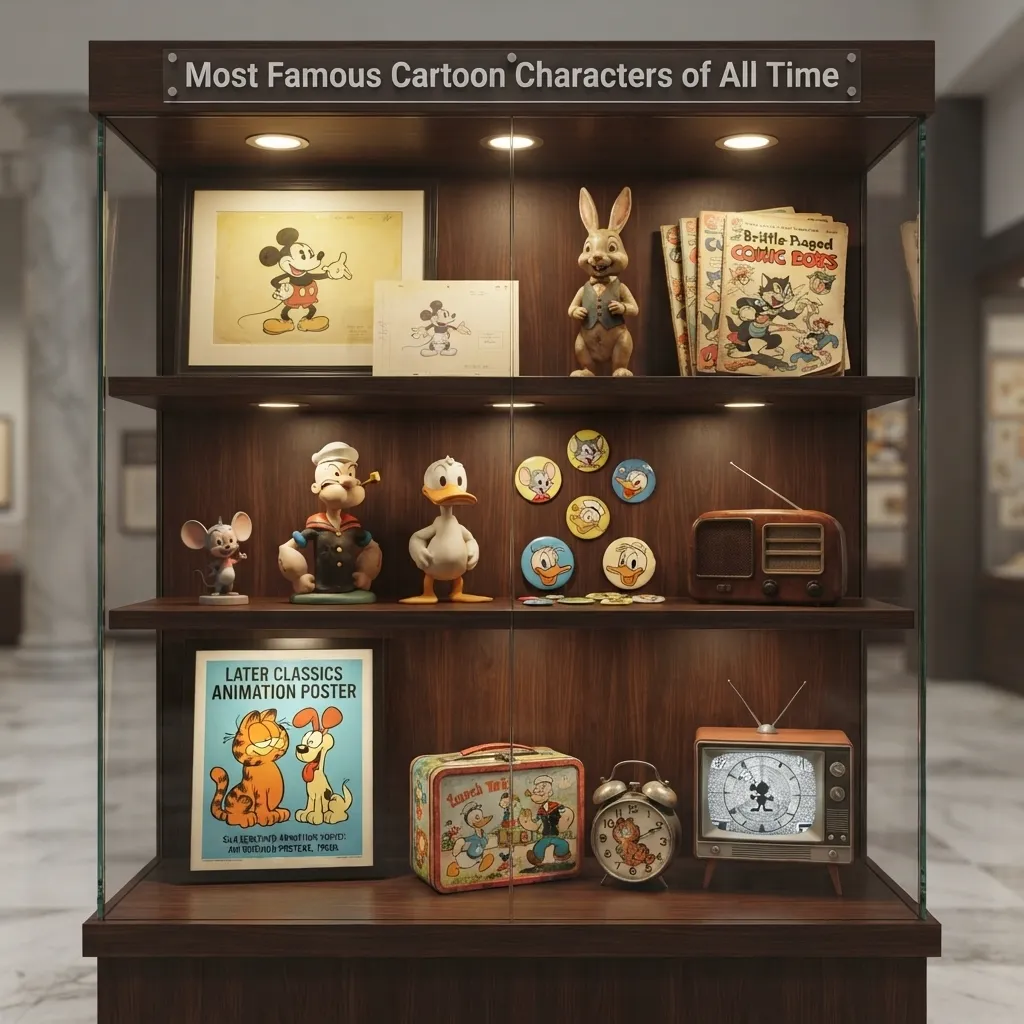 Most Famous Cartoon Characters of All Time